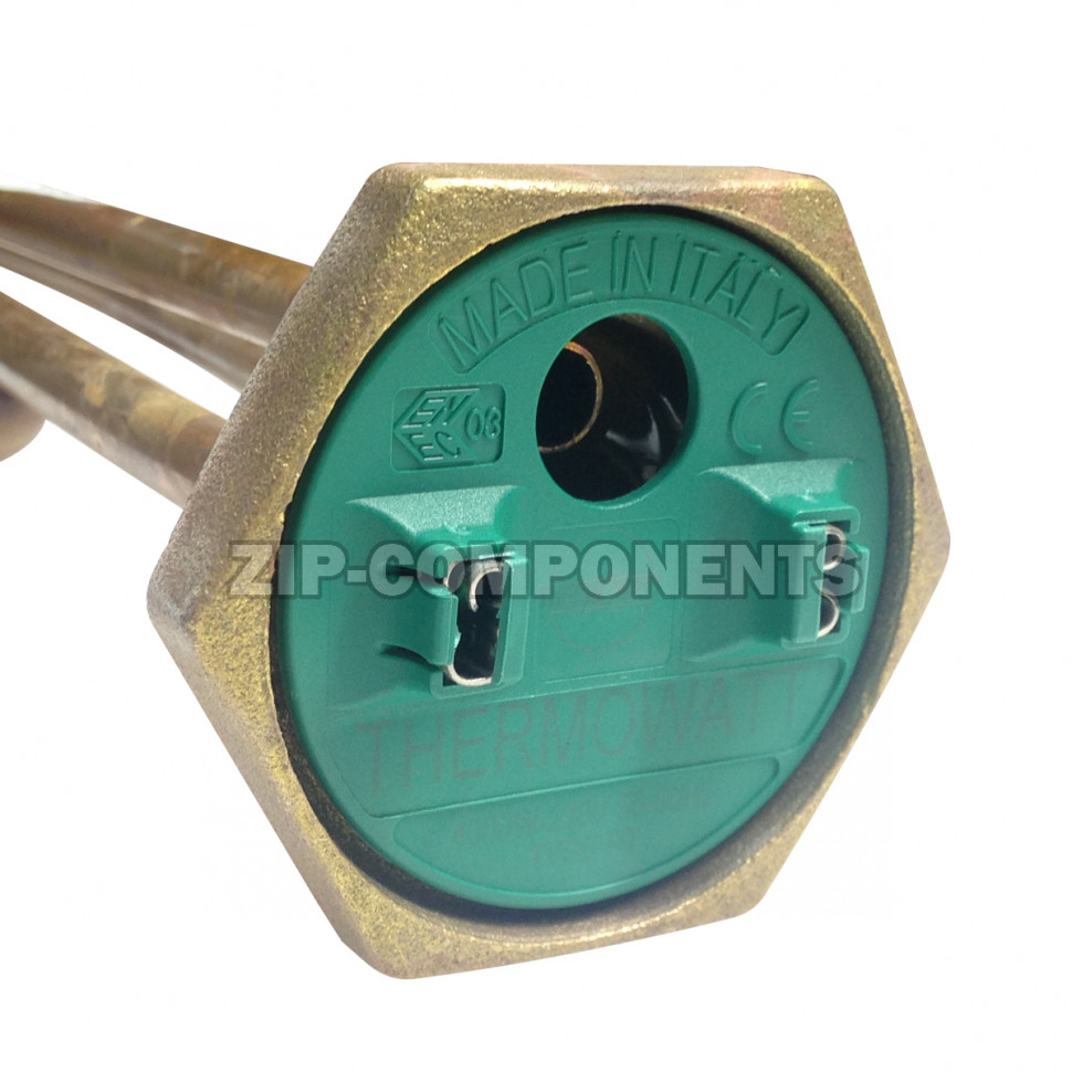 ТЭН для водонагревателя 4000W RCT TW3 PA резьба D-42mm с местом под анод М6 Thermowatt 182311